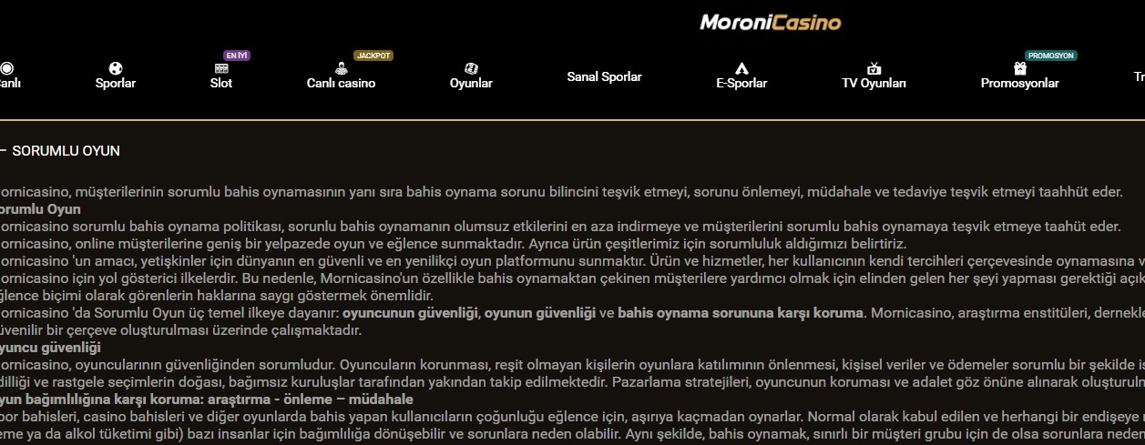 Moronicasino Telegram